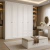 Arcadia Series - 2000mm Grand Arched Wardrobe - Extra-Tall Five-Door Closet with Drawers