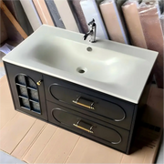 French Vintage Vanity with Double Drawers for Every Bathroom