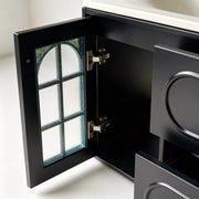 French Vintage Vanity with Double Drawers for Every Bathroom