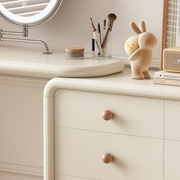 Cloud Series - V1200mm + C1200mm | Curved Soft Minimalist 6-Drawer Dressing Table