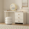 Cloud Series - V1000mm + C600mm | Curved Soft Minimalist Dressing Table with Drawers