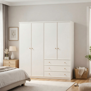 1.8m Flagship Modular Wardrobe - Extra Large White Closet