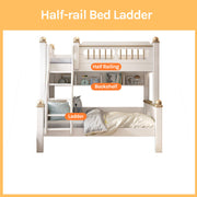 Premium Elegant Bunk Bed with Integrated Wardrobe & Trundle | Architectural Multi-Functional Bed Combo