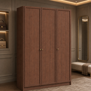 Linea Series - 1200mm Modern Framed Wardrobe - Extra-Tall Minimalist Three-Door Closet