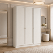 Linea Series - 1200mm Modern Framed Wardrobe - Extra-Tall Minimalist Three-Door Closet